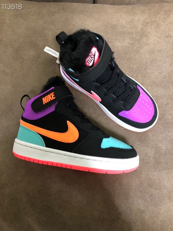 Nike_NIKE COURT BOROUGH MID2 Jun Air Force Gongzhong help boys and children_s sports shoes SIZE_ 22-35 yards-9eea9baa